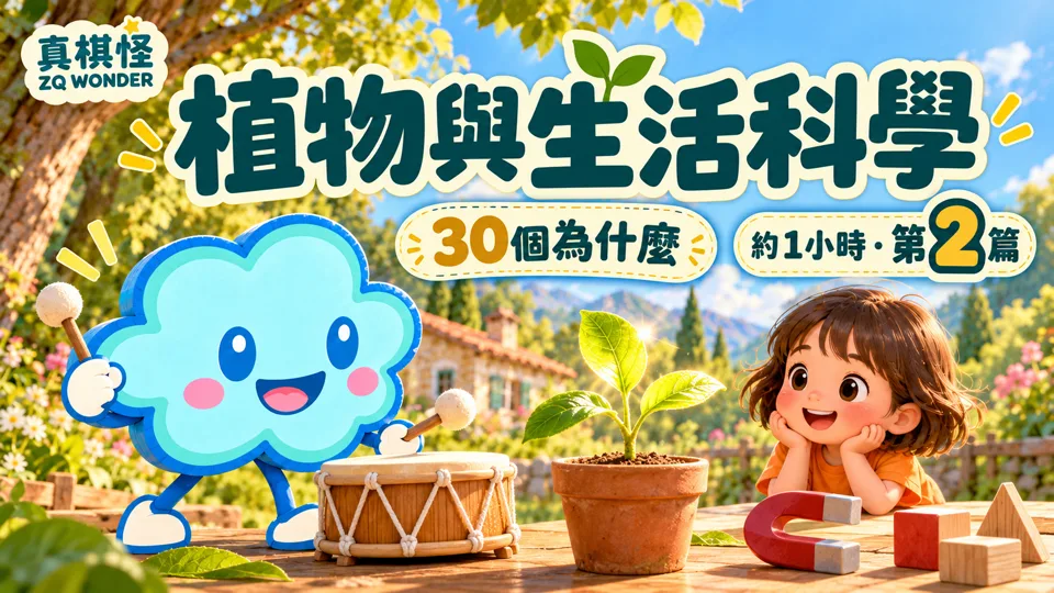 一小時科普卡通｜植物與生活科學的30個為什麼｜阿普合輯2・真棋怪影片封面
