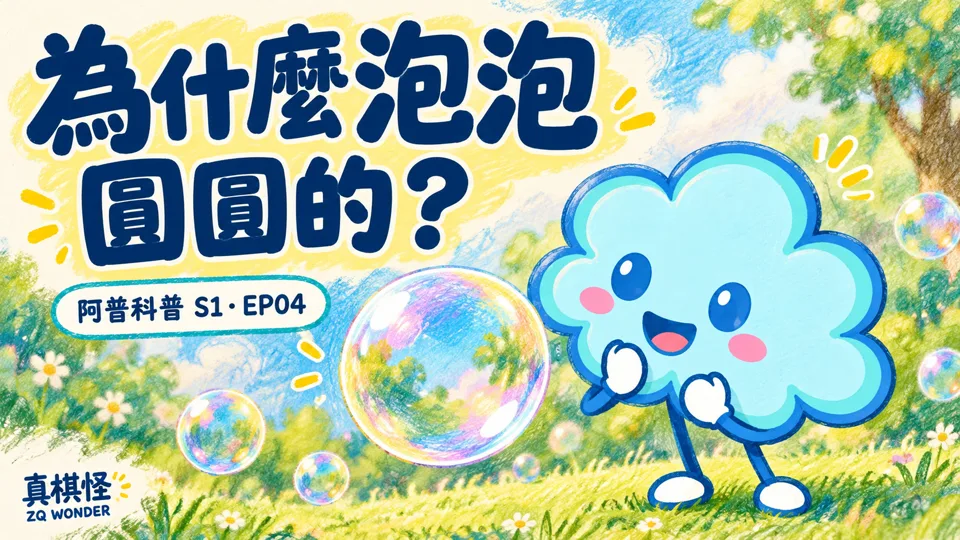 為什麼泡泡圓圓的？方框也能吹出圓泡泡｜真奇怪到底為什麼呢？S1 EP04影片封面