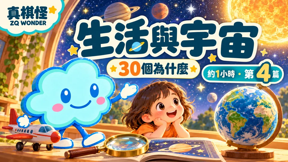 一小時科普卡通｜生活與宇宙的30個為什麼｜阿普合輯4・真棋怪影片封面